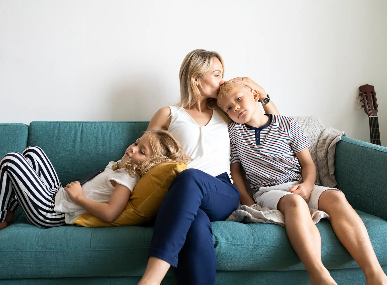 family at home while husband/father is away gambling